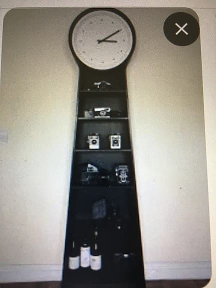 IKEA PS serie Pendel klocka med hyllor