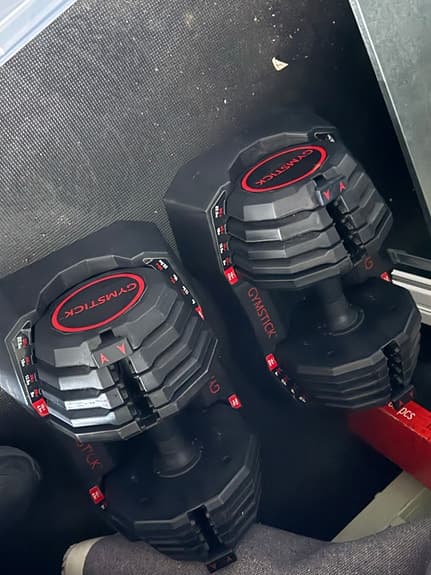 Gymstick justerbara hantlar 2st 22,5Kg