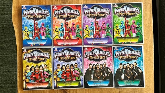 Power Rangers Mystic Force dvd volym 1–8