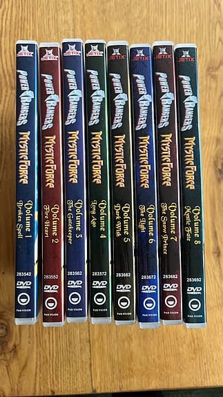 Power Rangers Mystic Force dvd volym 1–8