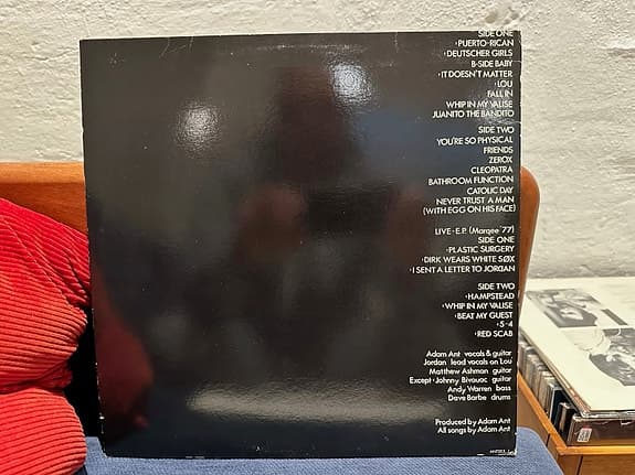 Adam and the Ants - Antmusic For Sexpeople (2 x LP, UK 1982)