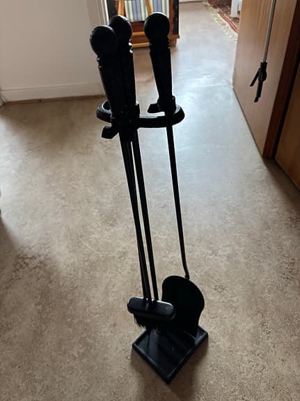 Eldstadsset i gjutjärn