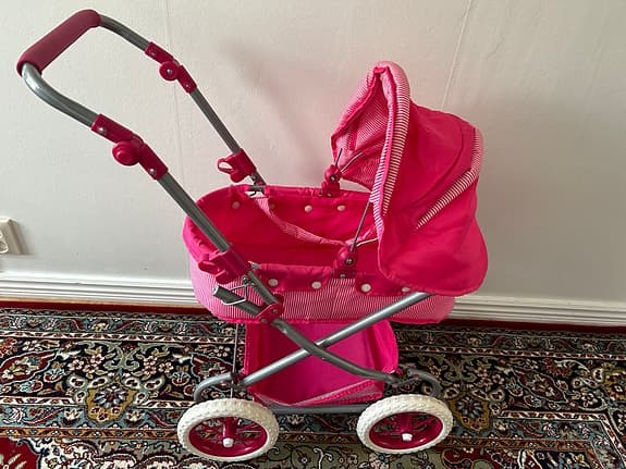 BRIO dockvagn rosa