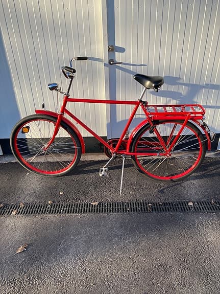 Kronan stadscykel unisex XL 28" röd