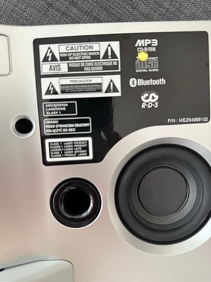 LG CM2760 mikrosystem med bluetooth och USB vit