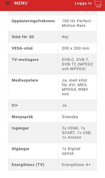 LED TV Philips full HD. 48 tum