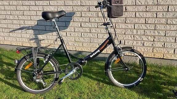 Hopfällbar minicykel 20"