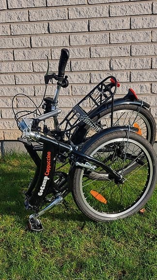 Hopfällbar minicykel 20"