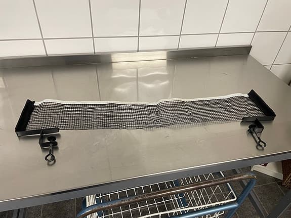 Mini Bordtennisbord med nät hopfällbart blått