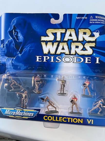 Micro Machines Star Wars Episode I samlarfigurer och fordon Collection IV–VI