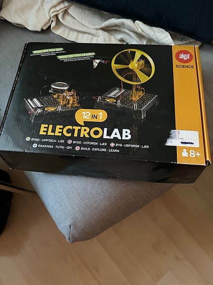 Alga ElectroLab experimentlåda 12-i-1 för barn 8+