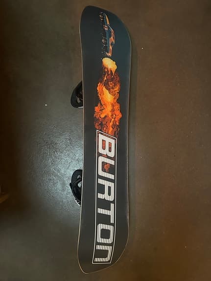 Burton snowboard med bindningar - barn