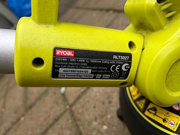 Ryobi ALT5027 grästrimmer 27 cm gul