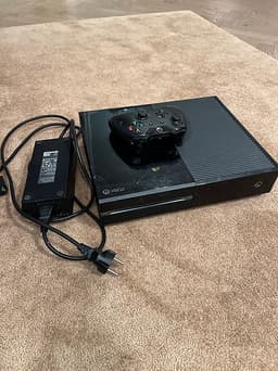 Microsoft Xbox One spelkonsol svart