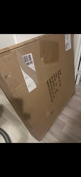 Stor väggklocka i betong imitation