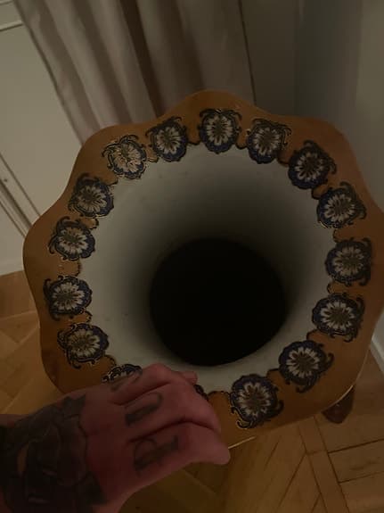 IKEA vas dekorativ flerfärgad