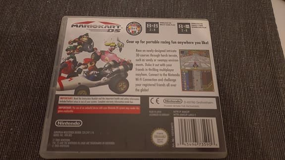 Mario kart DS EU version, original, Nintendo DS game