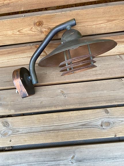 Lampa Westal, Arnäs i koppar,  utomhusbelysning