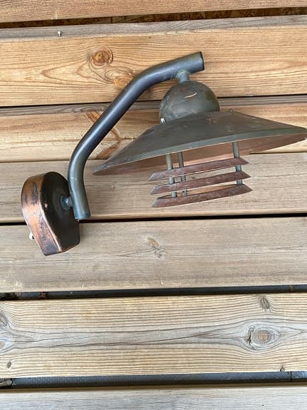 Lampa Westal, Arnäs i koppar,  utomhusbelysning