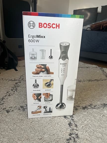 Bosch ErgoMixx stavmixer 600W vit