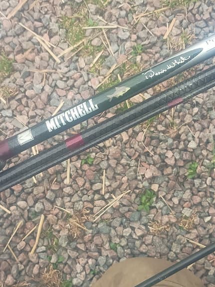 Matchfiskespö oanvänt - märke Mitchell