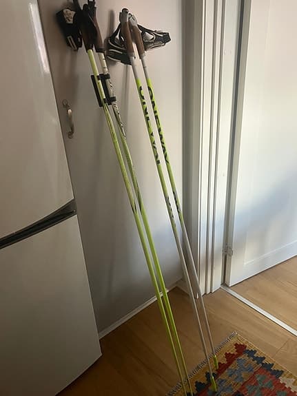 Skidstavar för rullskidåkning, oneway och skigo