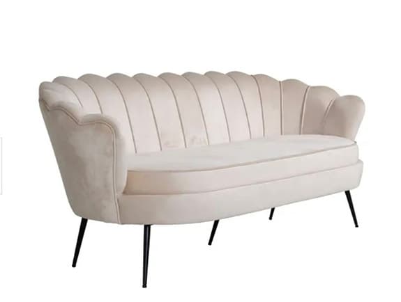 Soffa enture HomeCalais 3-sits Soffa Sammet