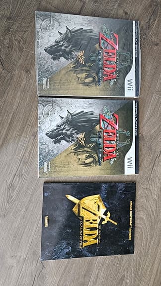 Zelda klassiska guideböcker, 3st