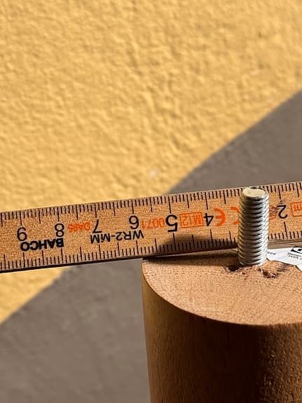 8st IKEA sängben trä 20cm