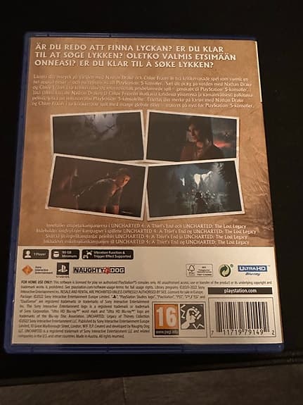 Playstation 5 Uncharted Legacy of Thieves Collection spel