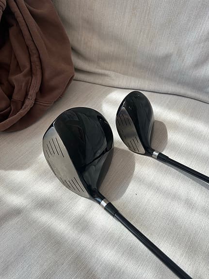 Voit nybörjar golfklubbor driver och fairwaywood svart