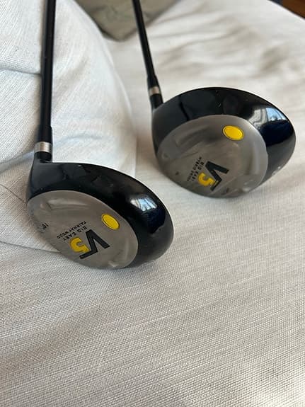 Voit nybörjar golfklubbor driver och fairwaywood svart