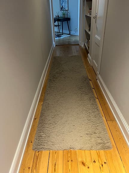 Jotex matta gångmatta beige