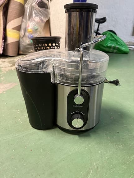 Andersson juicepress rostfri svart