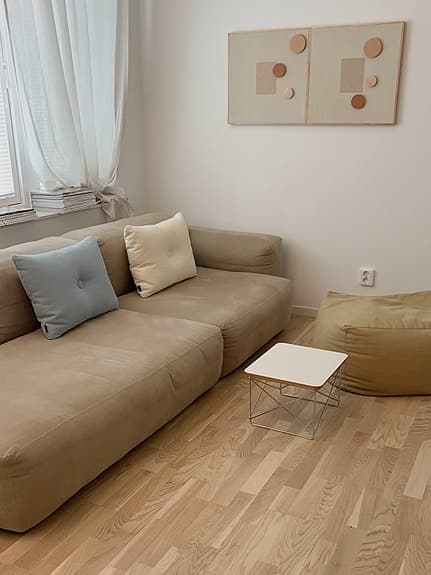 HAY Mags Soft 2,5 seter, Linara beige