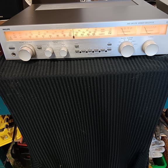 Philips 602 receiver, låter mycket bra i mycket fint skick
