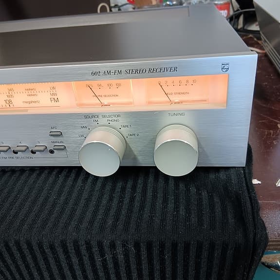 Philips 602 receiver, låter mycket bra i mycket fint skick