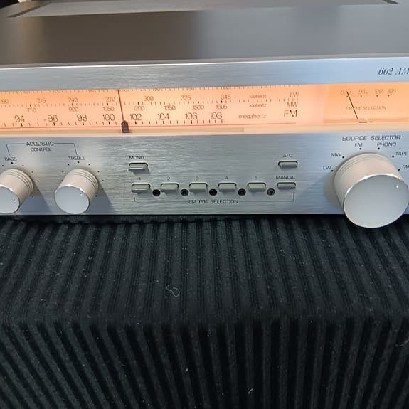 Philips 602 receiver, låter mycket bra i mycket fint skick