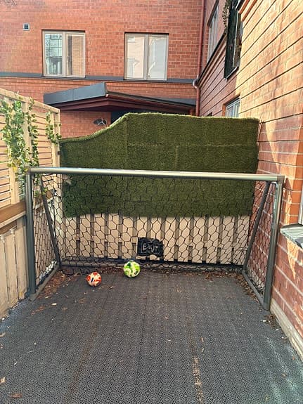 Fotbollsmål bra kvalité