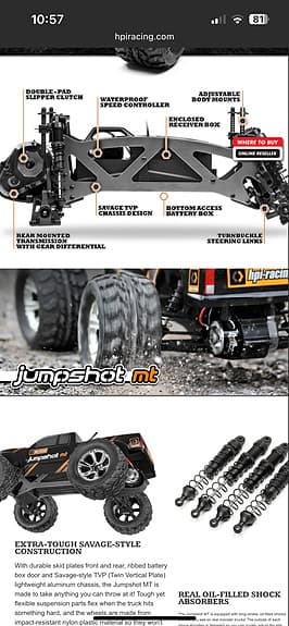 HPI Jumpshot Monster Truck