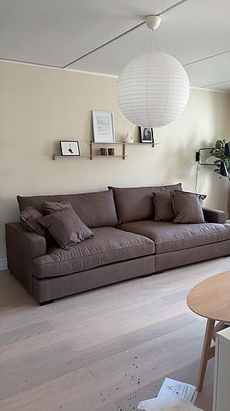 MIO soffa ”Rossi” 4-sits soffa iberia brown HELT NY!!