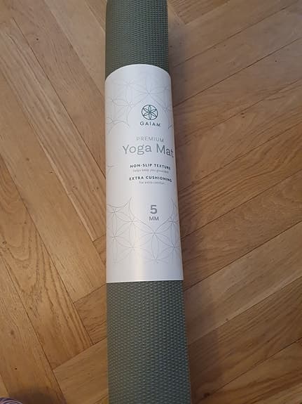 Gaiam Premium Yoga Mat marrakesh 5 mm olive