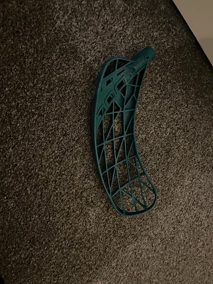 Innebandyblad plast grönt