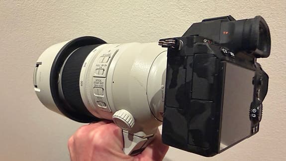 Sony A7R III + objektiv FE 100–400mm f/4.5–5.6 GM OSS vit