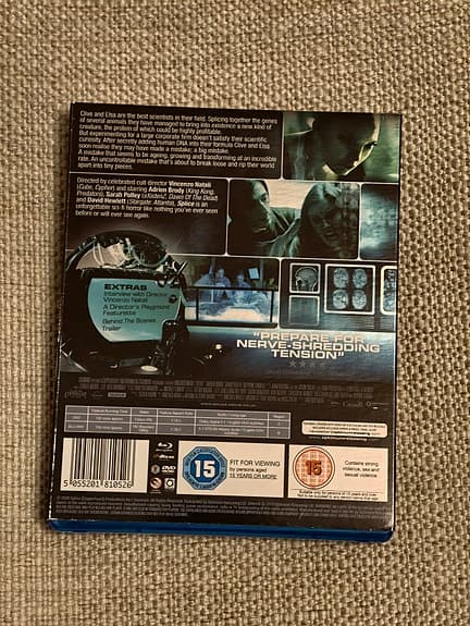 Splice (blu-ray film)
