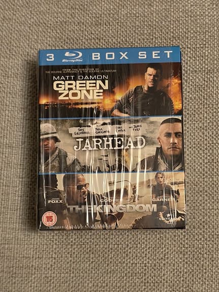 Blu-ray filmer 3 box set (Jarhead, Green Zone, The Kingdom)