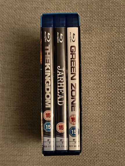 Blu-ray filmer 3 box set (Jarhead, Green Zone, The Kingdom)
