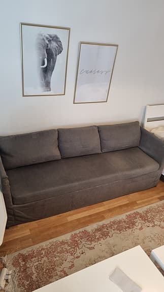 Säljer tre sitts soffa