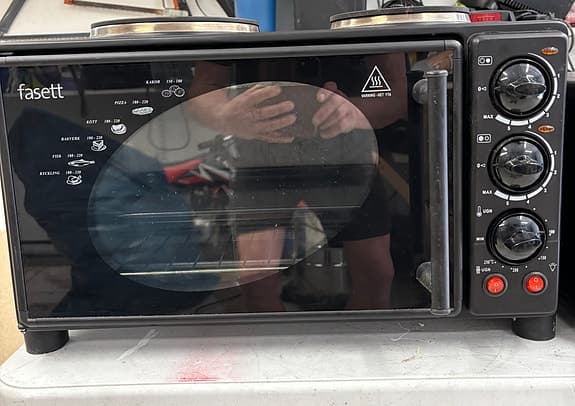 Perfekt till utekök eller förtältet.