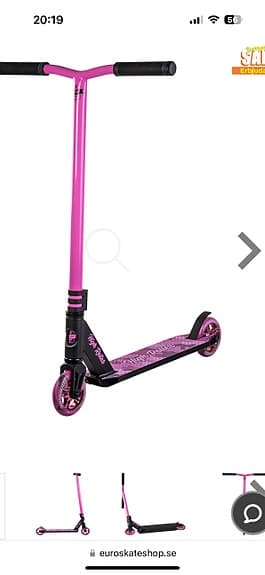 High Roller sparkcykel rosa